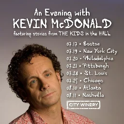 City Winery Tour: An Evening with Kevin McDonald - City Winery, various locations —