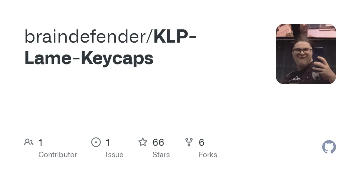 GitHub - braindefender/KLP-Lame-Keycaps