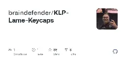 GitHub - braindefender/KLP-Lame-Keycaps