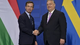 Hungary and Sweden agree on defense deal ahead of final vote on Sweden's NATO accession