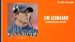 Jim Leonhard Named Illinois’ Senior Football Analyst - University of Illinois Athletics