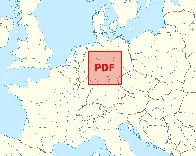 The maximum size of a PDF compared to Europe