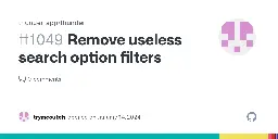 Remove useless search option filters · Issue #1049 · thunder-app/thunder