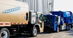 Mack Electric LR is Wisconsin's first electric garbage truck