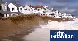 Massachusetts town grapples with sea rise after sand barrier fails