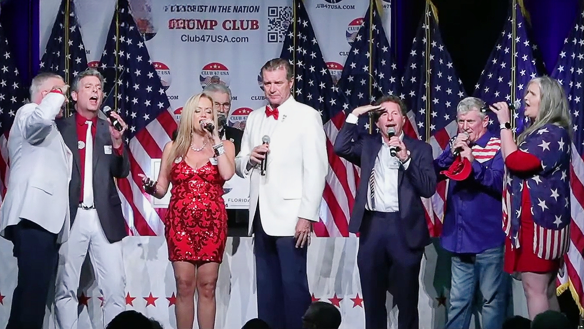 WATCH: Trump Fan ‘MAGA 8 Band’ Does Trainwreck Performance To Warm Up Trump Rally Crowd