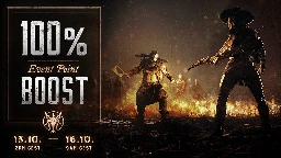 Hunt: Showdown - Event Points Boost - October 13th - October 16th - Steam News