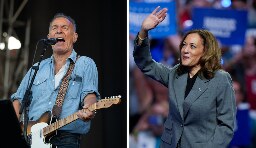 Springsteen endorses Kamala Harris, calls Trump the ‘most dangerous candidate in my lifetime’