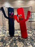 Our Wacky Waving Arm Guy Elmo & Grover from Costume Con 2023