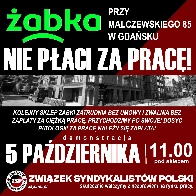 ZSP w obronie Ukrainki okradzionej przez Żabkę na Malczewskiego 85 w Gdańsku