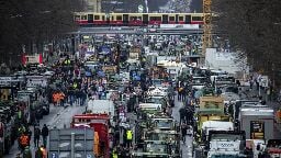 Farmers in Romania, France and Germany continue road convoy protests