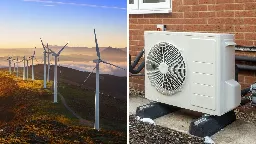 Wind-powered heat pumps could slash energy bills by up to one third