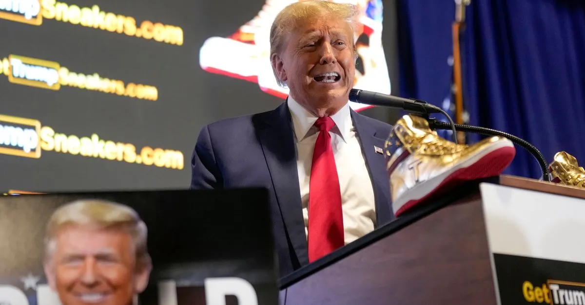 Trump Launches $399 Sneaker Brand A Day After $355 Million Verdict Against Him