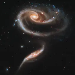 NASA's Hubble Celebrates 21st Anniversary with "Rose" of Galaxies - NASA