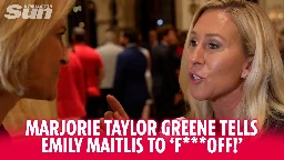 Marjorie Taylor Greene tells Emily Maitlis to 'F***Off!'