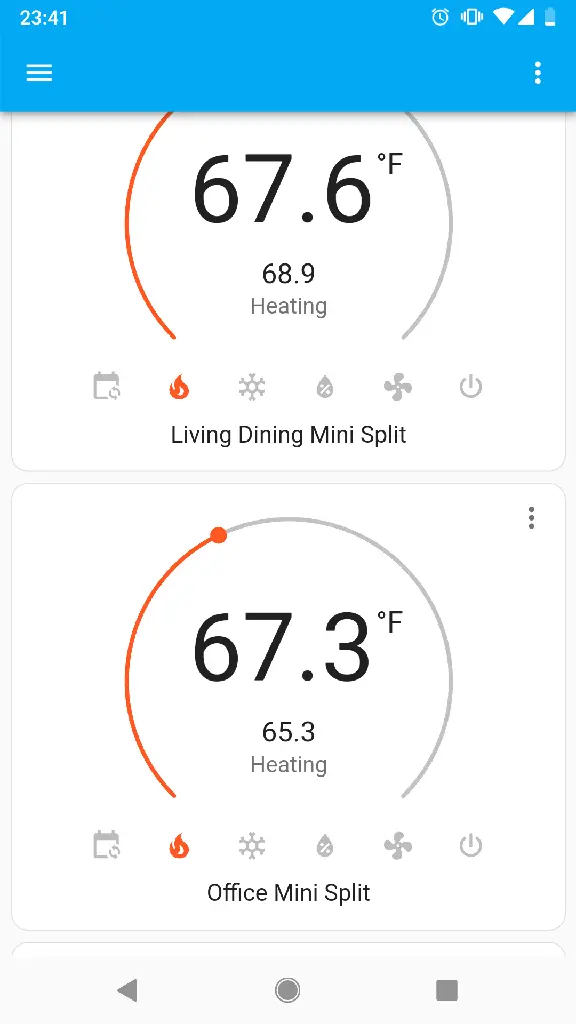 Thermostat controls