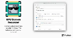 Install GPU Screen Recorder on Linux | Flathub