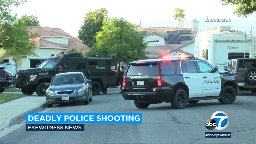 Chino police shoot, kill man accused of intentionally crashing into motorcycle officer