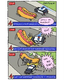 Hot (dog) Pursuit [beetlemoses]