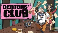 Debtors' Club, a narrative driven, roguelite-style, city tax department management game, with a nice hand-drawn art style, released on Steam