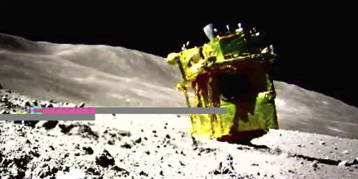 Japan's moon probe landed upside-down but somehow it still works