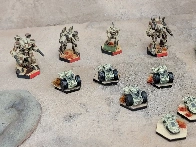 Battletech Arkab Legion Force painted by Small Scale Victory blog