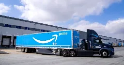 Amazon puts first electric semi trucks into ocean freight operation