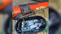 Raspberry pi 4 inside abandoned scooters