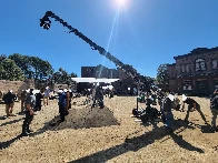 30ft Scorpio Crane over a western town for a feature film