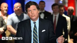 Russian TV teases launch of Tucker Carlson show