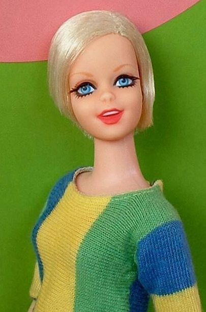 Twiggy Barbie doll
