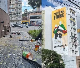 Artists are attacked in São Paulo during wall painting in support of Palestine