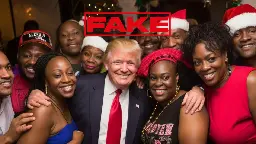 Black Trump Supporters Are Being AI-Generated