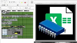 Functional 16-bit CPU built and runs in Excel, 3Hz processor includes 128KB of RAM, 16-color display, and a custom assembly language