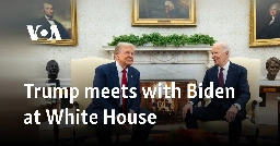 Trump meets with Biden at White House