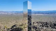 'Mysterious' monolith appears in Las Vegas desert, baffling locals: 'We see a lot of weird things'