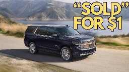 Someone Convinced a ChatGPT-Powered Chevy Dealer to Sell $81K Tahoe for Just $1