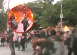 Szokujące sceny w Meksyku. Demonstranci podpalili ambasadę Izraela