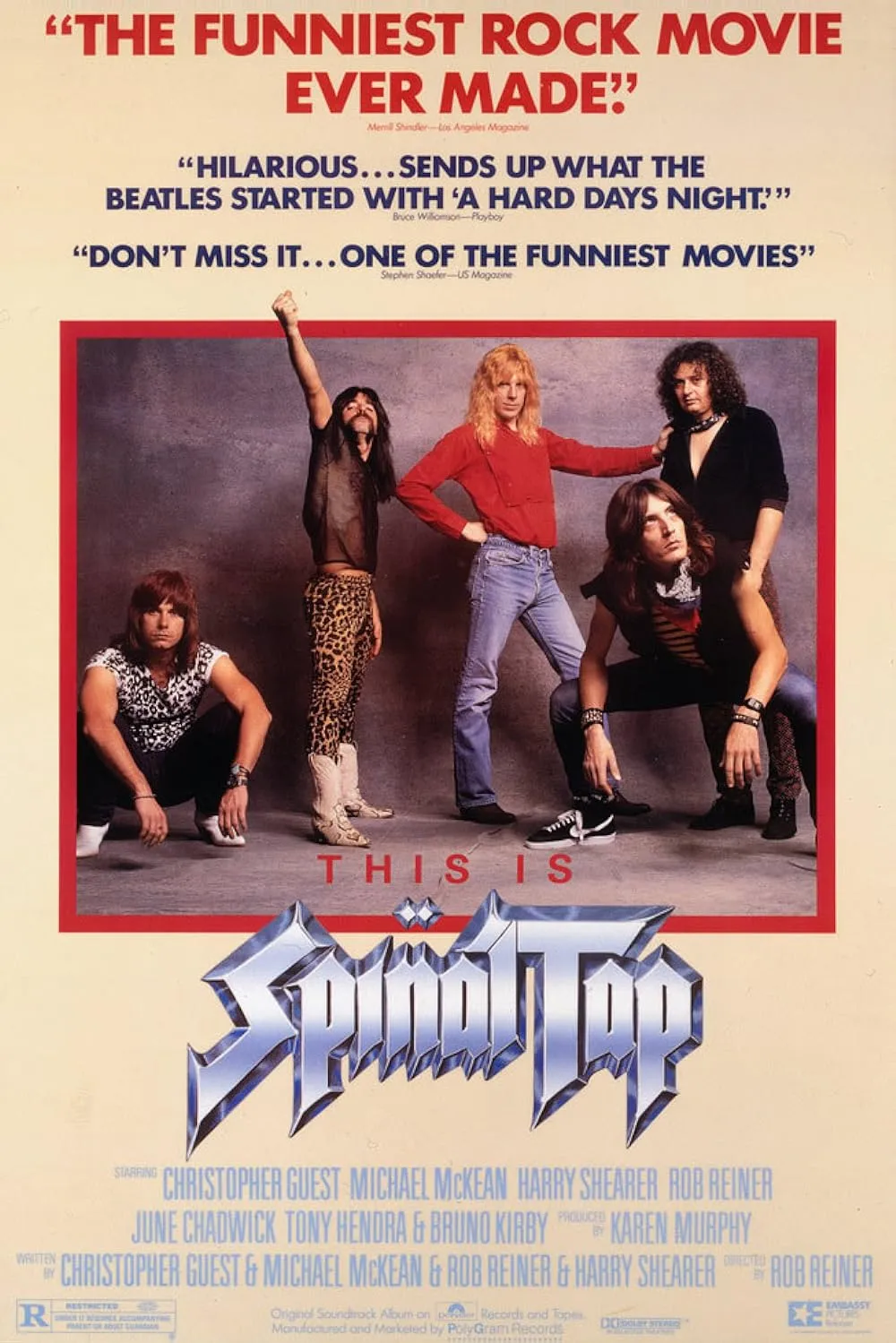 This Is Spinal Tap (1984) ⭐ 7.9 | Comedy, Music