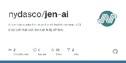 GitHub - nydasco/jen-ai: A simple speech-to-text and text-to-speech AI chatbot that can be run fully offline.