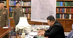 North Korea's Kim dismisses top general, calls for war preparations