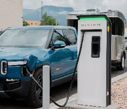 Rivian follows Tesla’s footsteps, will open its charging network to other EVs