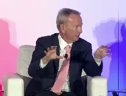 Eric Schmidt: ‘We’re not going to hit the climate goals. I’d rather bet on AI solving the problem.’