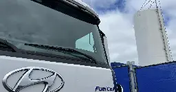 The first big-rig hydrogen fuel station in the U.S. opens in California