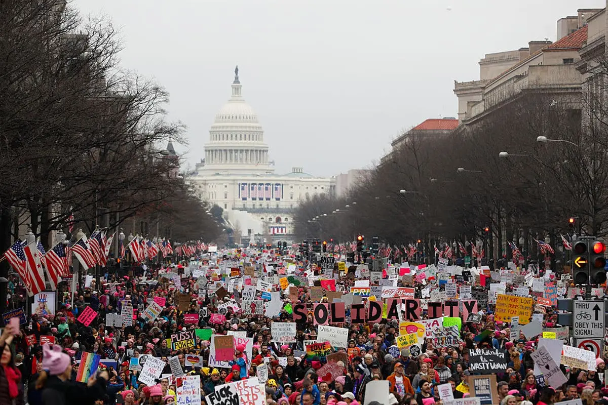 Eight years after the Women’s March, a new protest is planned for Trump’s return