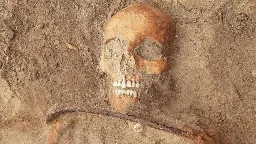 Child's skeleton found padlocked to 17th century grave in Poland to 'stop vampire rising from the dead'