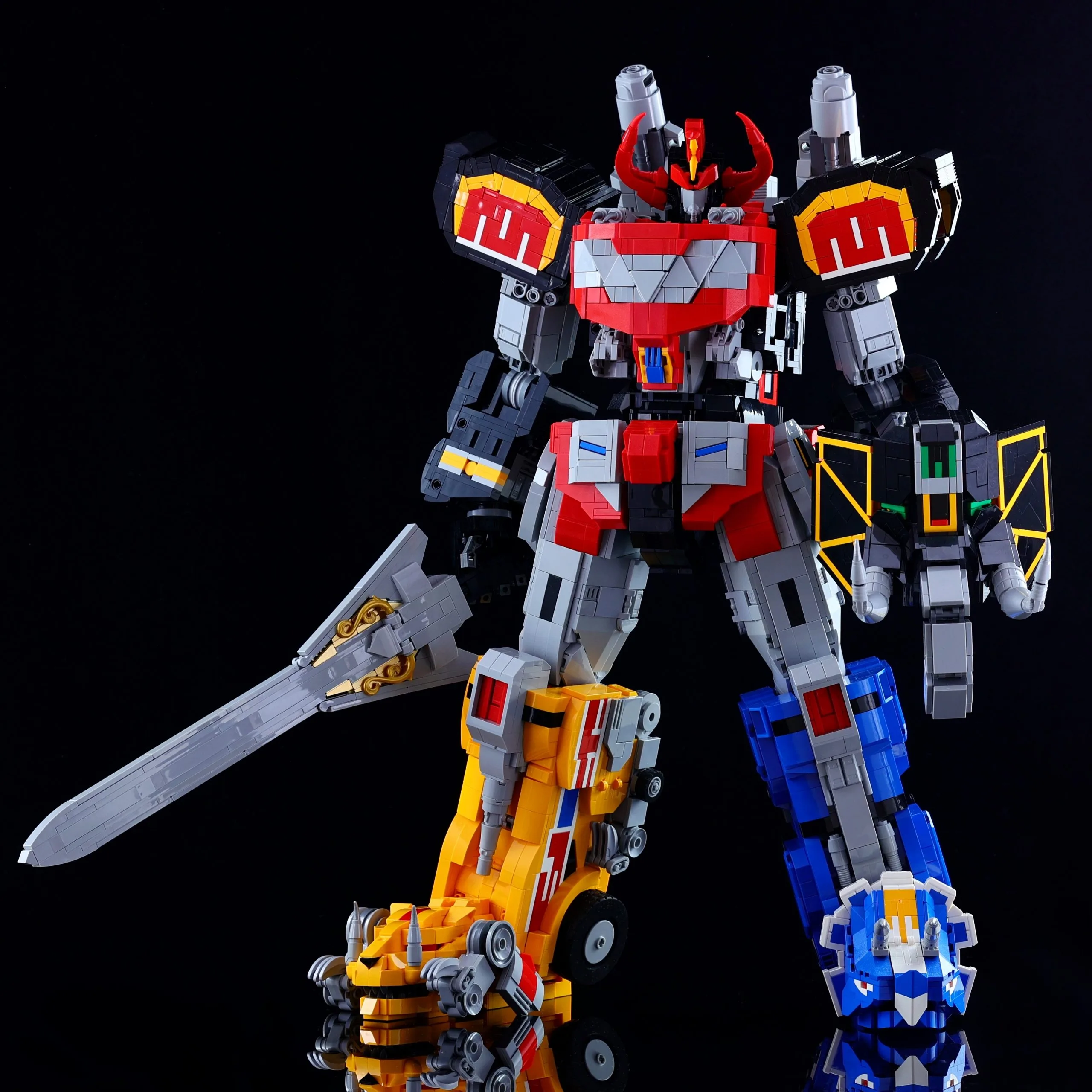 LEGO Megazord is a Mighty Morphin' Masterpiece - The Brothers Brick