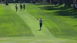 Steph Curry hole in one at American Century Championship 2023