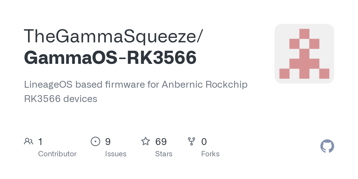 GitHub - TheGammaSqueeze/GammaOS-RK3566: LineageOS based firmware for Anbernic Rockchip RK3566 devices