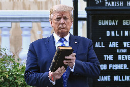 Donald Trump selling Bibles sparks fury from Christians—"Blasphemous grift"